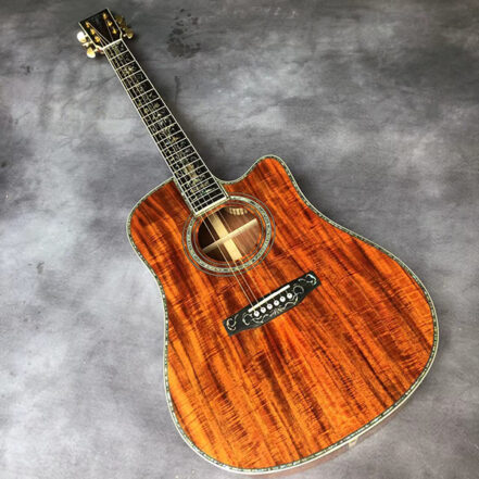 Custom Martin D45| Solid Martin KOA Cutaway Guitar| Chinese Martin