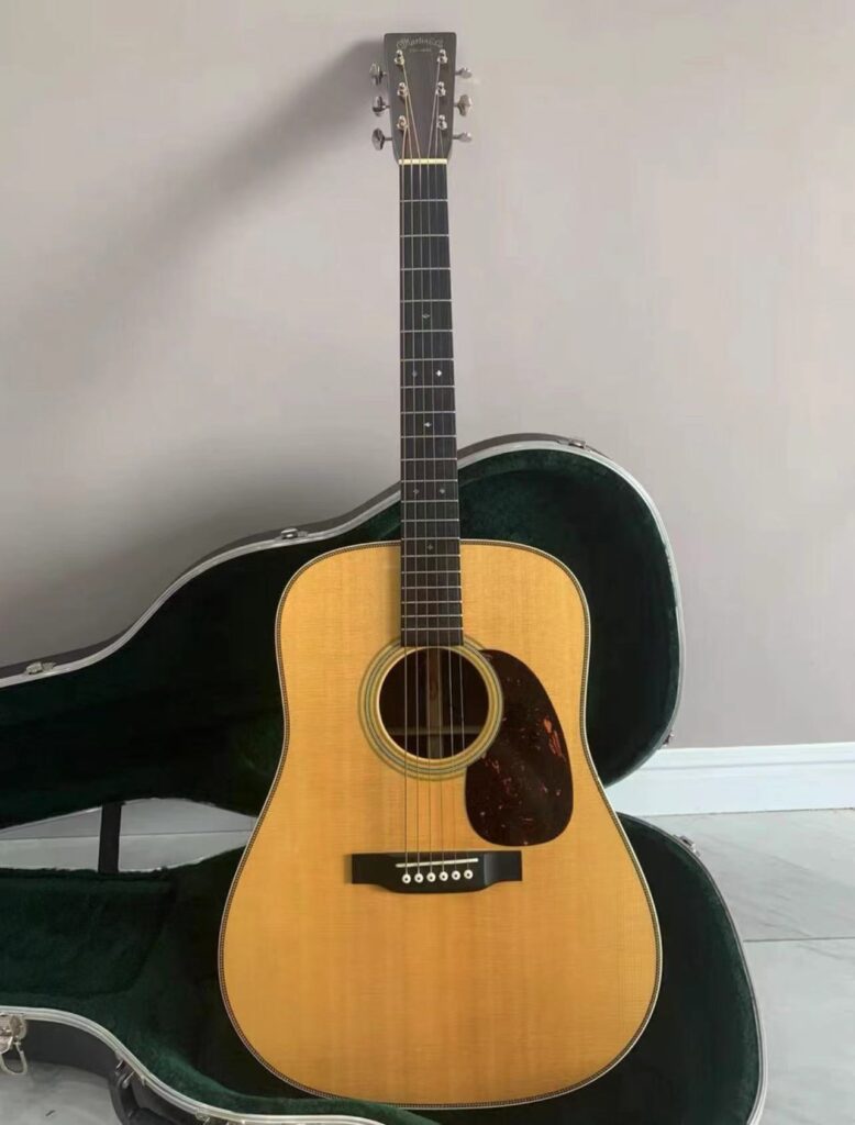 Custom Martin HD-28 Acoustic Guitar Natural For Sale