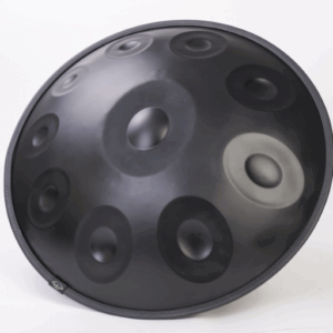 10 Note D Kurd Black Stainless Steel Handpan