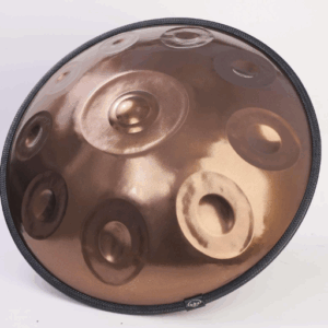 10 Note D Kurd Bright Gold Ember Steel Handpan