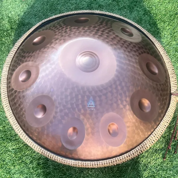 10 Note D Kurd Bronze Finish Ember Steel Handpan