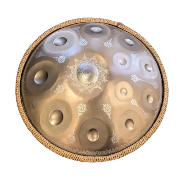 12 Note D Kurd Gold Stainless Steel Handpan 12 Note D Kurd Gold Stainless Steel Handpan