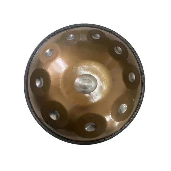 10 Note D Kurd Golden Bronze Stainless Steel Handpan
