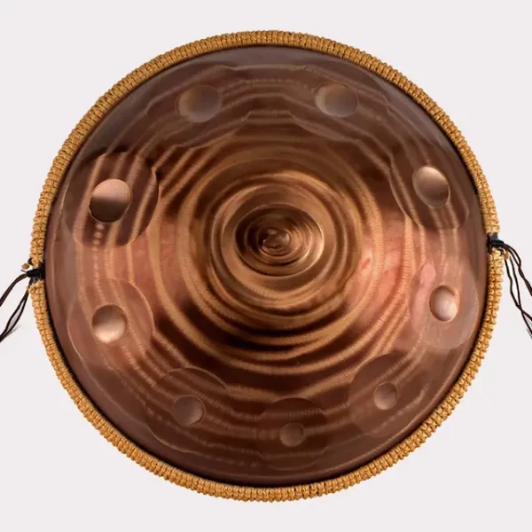 10 Note D Kurd Concentric Pattern Stainless Steel Handpan